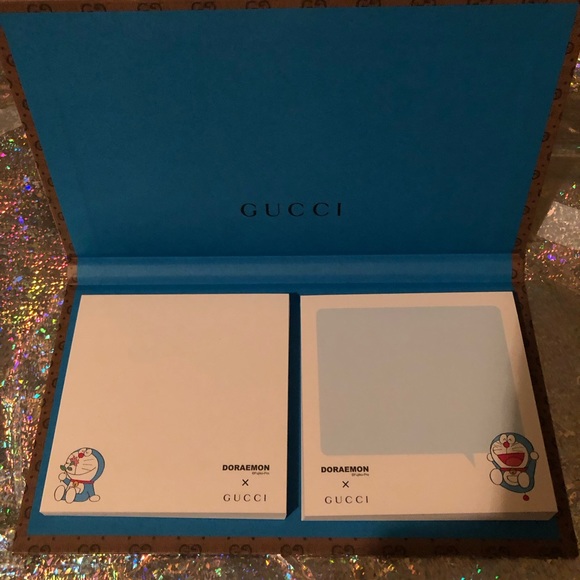 Gucci x Doraemon Memo Pad Collaboration - Picture 3 of 6